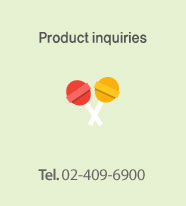 Product inquiries : Tel. 02-409-6900