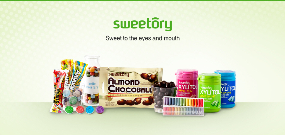 Enjoy the sweet story with your eyes and tastes Let’s be together with sweetory